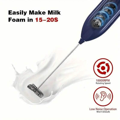 Portable Battery Operated Powerful Handheld Milk Frother - A-1 Thread Vault