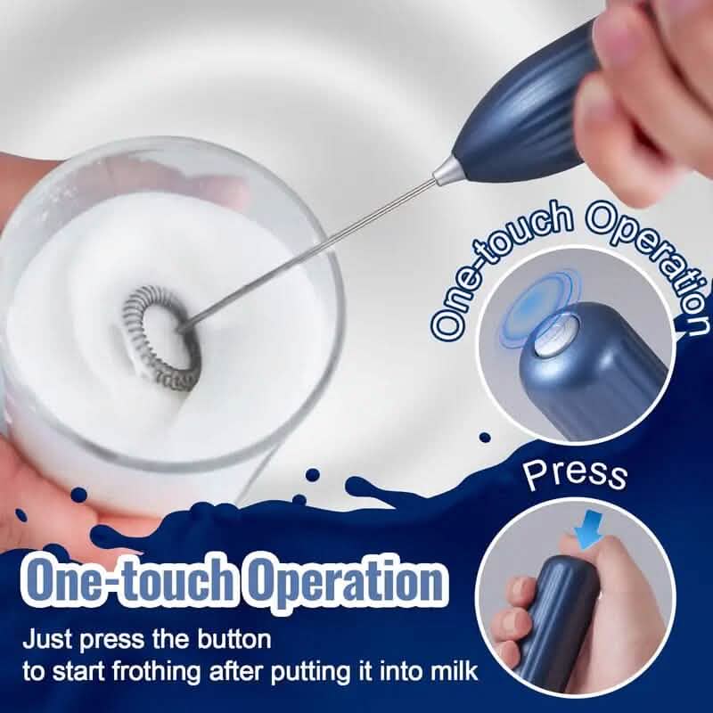 Portable Battery Operated Powerful Handheld Milk Frother - A-1 Thread Vault