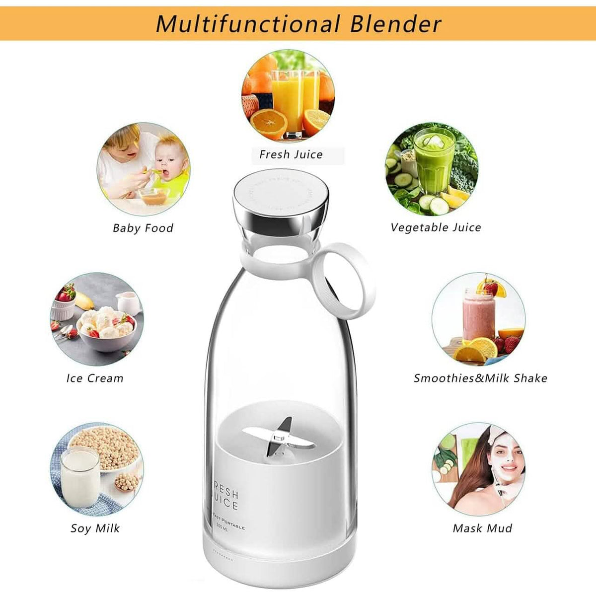 Portable Blender Bottle Electric Juicer - A-1 Thread Vault