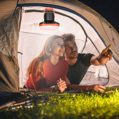 Portable Camping Lantern Fan 10000mAh Battery Powered with 4 Light Modes - A-1 Thread Vault