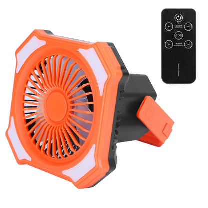 Portable Camping Lantern Fan 10000mAh Battery Powered with 4 Light Modes - A-1 Thread Vault
