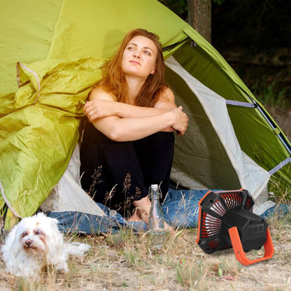 Portable Camping Lantern Fan 10000mAh Battery Powered with 4 Light Modes - A-1 Thread Vault