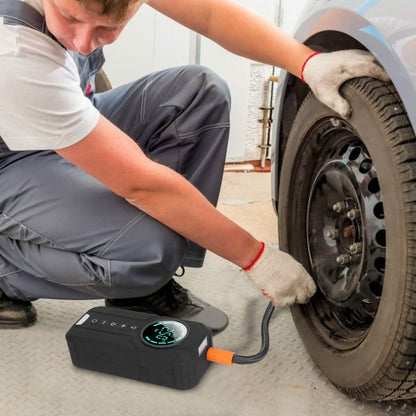 Portable Car Compressor Wireless Electric Air Pump 150 PSI with LED Light - A-1 Thread Vault