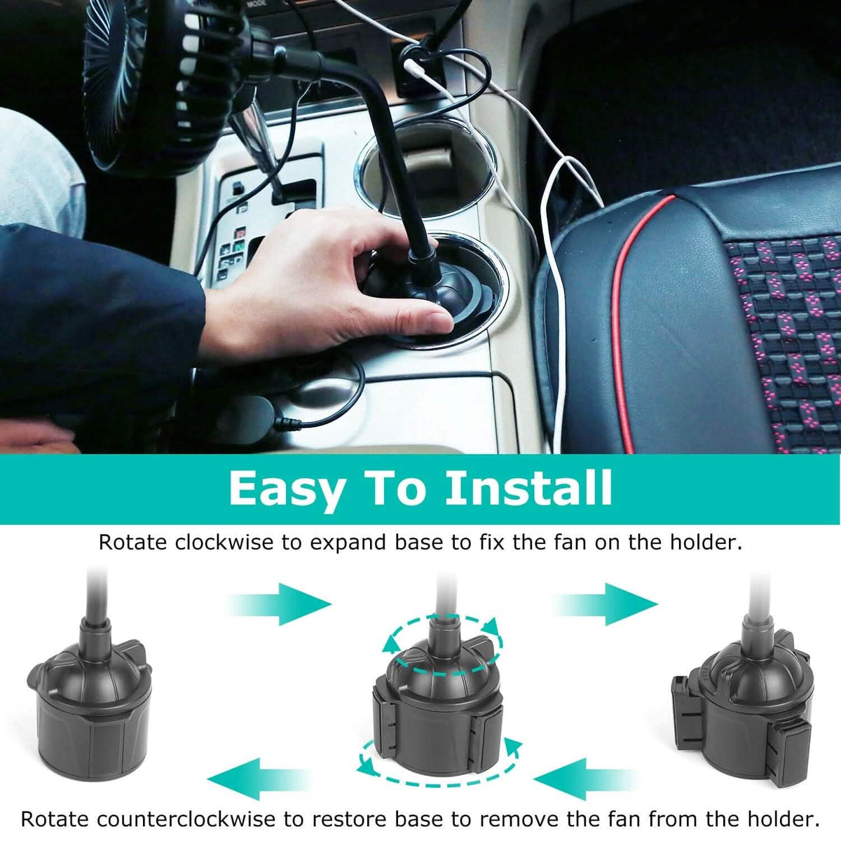 Portable Car Cooling Fan - A-1 Thread Vault