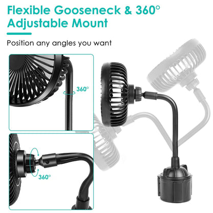 Portable Car Cooling Fan - A-1 Thread Vault