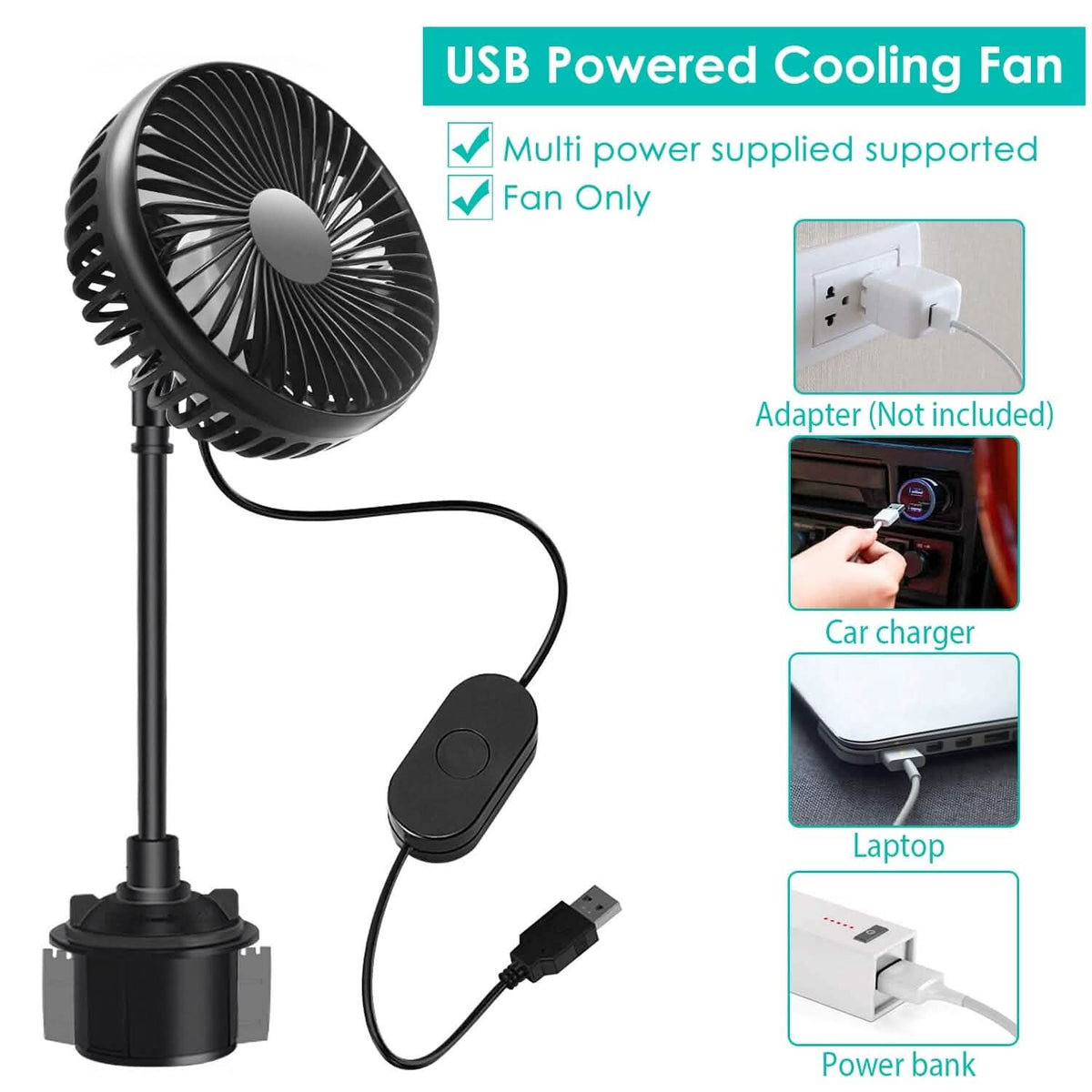 Portable Car Cooling Fan - A-1 Thread Vault