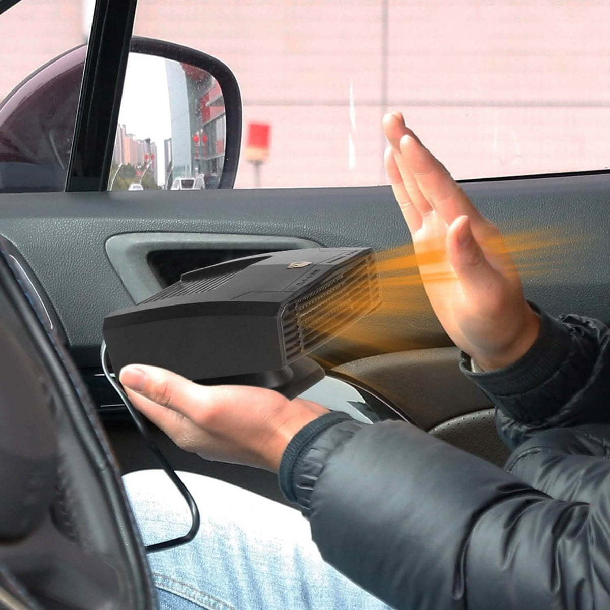 Portable Car Heater Heating Fan 2-in-1 Defroster Defogger Demister Windshield Heater - A-1 Thread Vault