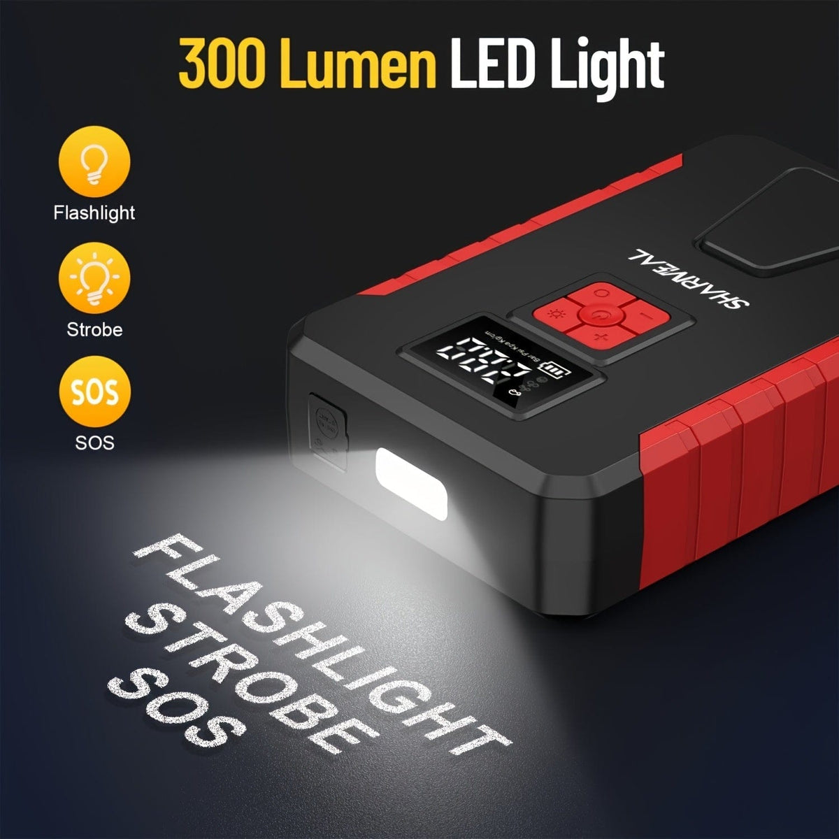 Portable Car Jump Starter with Air Compressor - A-1 Thread Vault