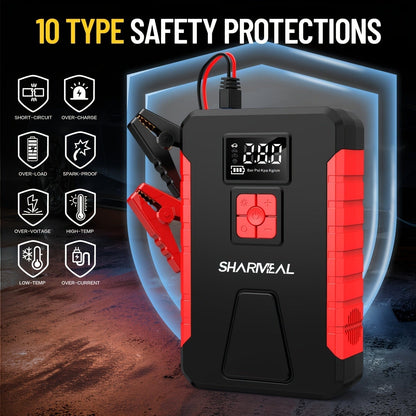 Portable Car Jump Starter with Air Compressor - A-1 Thread Vault