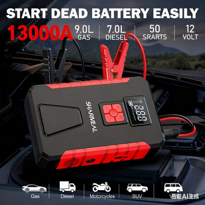Portable Car Jump Starter with Air Compressor - A-1 Thread Vault