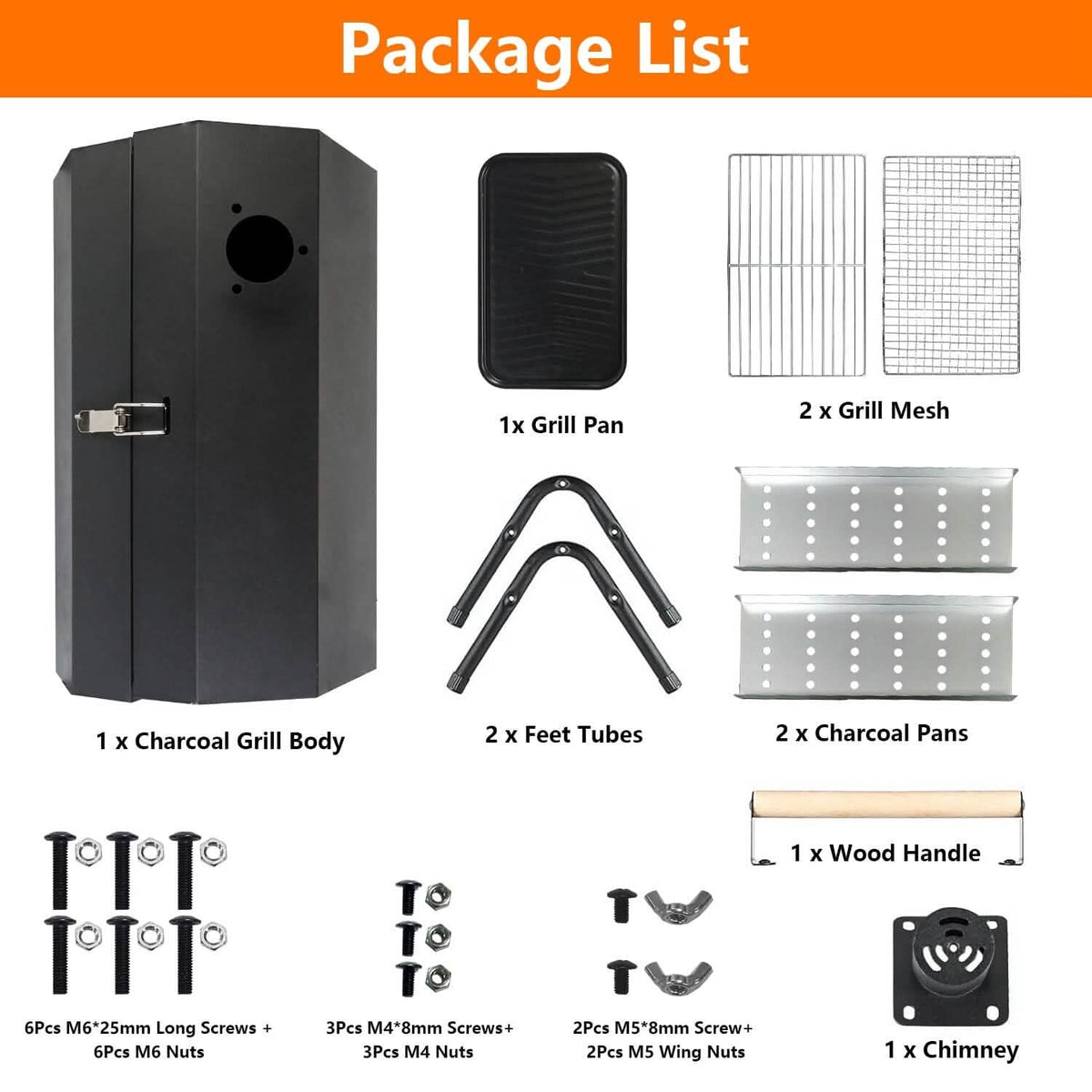 Portable Charcoal Two Sides Folding BBQ Grill - A-1 Thread Vault