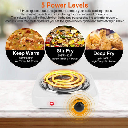 Portable Coil Heating Hot Plate Stove Countertop - A-1 Thread Vault