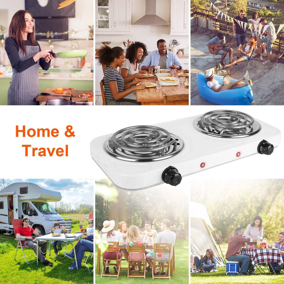 Portable Coil Heating Hot Plate Stove Countertop - A-1 Thread Vault