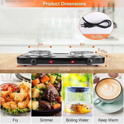 Portable Coil Heating Hot Plate Stove Countertop - A-1 Thread Vault