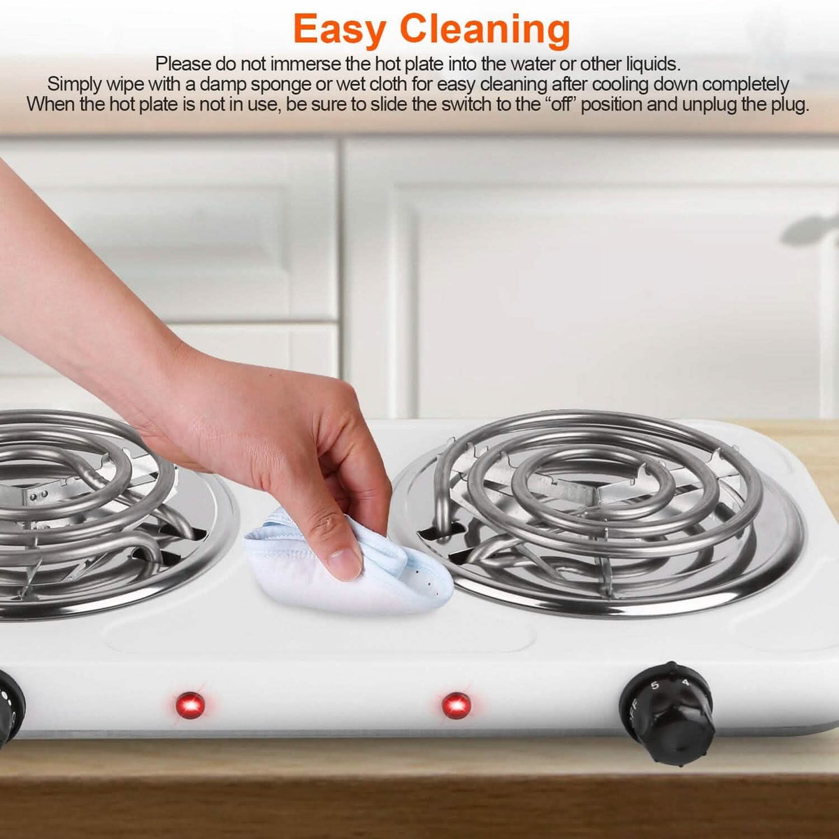 Portable Coil Heating Hot Plate Stove Countertop - A-1 Thread Vault