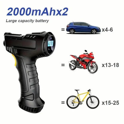 Portable Digital Tire Inflator with LED Light - A-1 Thread Vault
