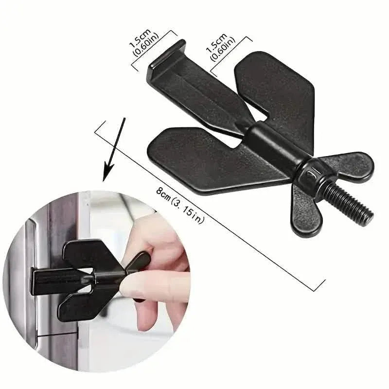 Portable Door Lock for Home and Hotel Use: Security Door Stopper for Self-Defense and Child Safety - A-1 Thread Vault