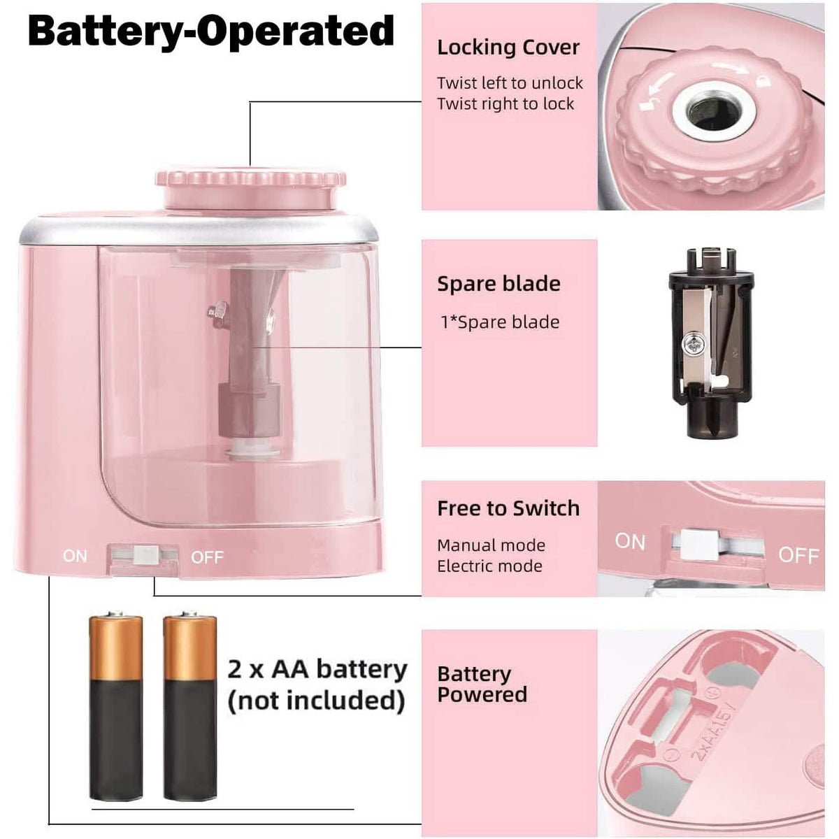 Portable Electric Pencil Sharpeners - A-1 Thread Vault