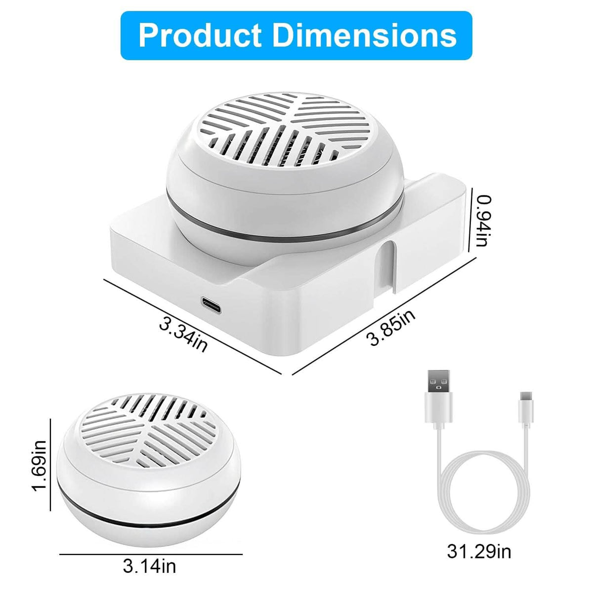 Portable Fruit Vegetable Washing Machine IPX7 Waterproof Rechargeable Fruit Cleaner - A-1 Thread Vault