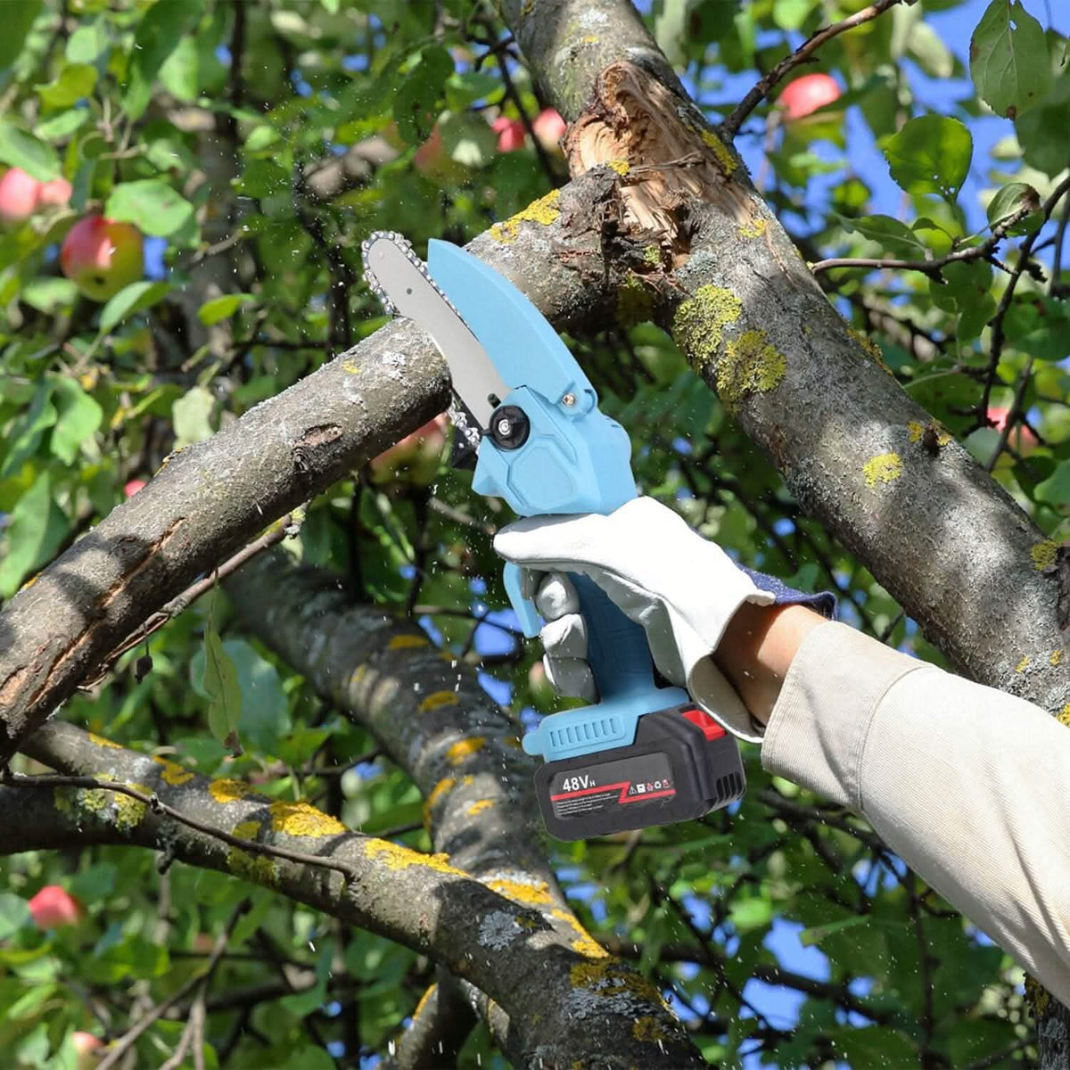 Portable Handheld Cordless Small Chain Saw Battery Powered - A-1 Thread Vault