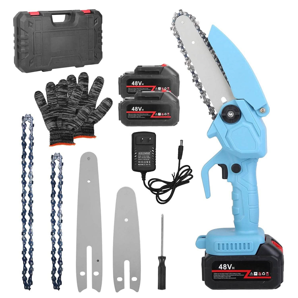 Portable Handheld Cordless Small Chain Saw Battery Powered - A-1 Thread Vault