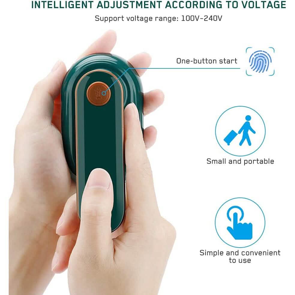 Portable Handheld Steam Iron - Non-Stick Ceramic Soleplate - A-1 Thread Vault