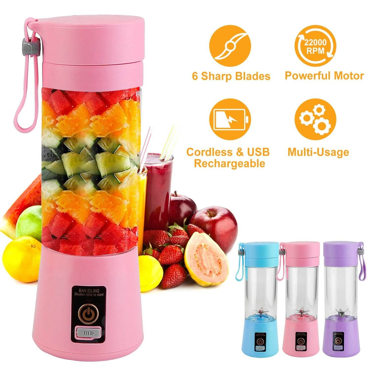Portable Juicer Blender USB Rechargeable - A-1 Thread Vault
