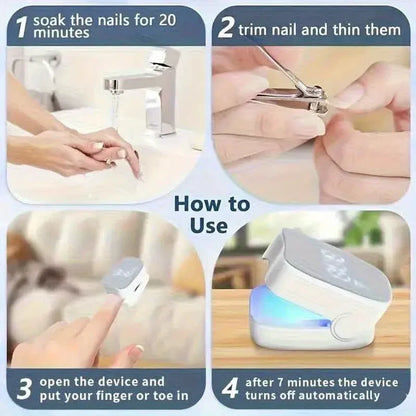 Portable LED Nail Lamp – USB Rechargeable, Quick-Dry, Compact for Manicures & Pedicures - A-1 Thread Vault