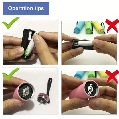 Portable Mini Flashlight Nail Lamp with 9 Lamp Beads - A-1 Thread Vault