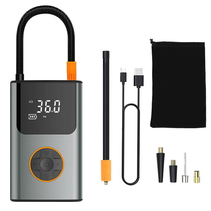 Portable Mini Tire Inflator with Digital Display LED Light - A-1 Thread Vault