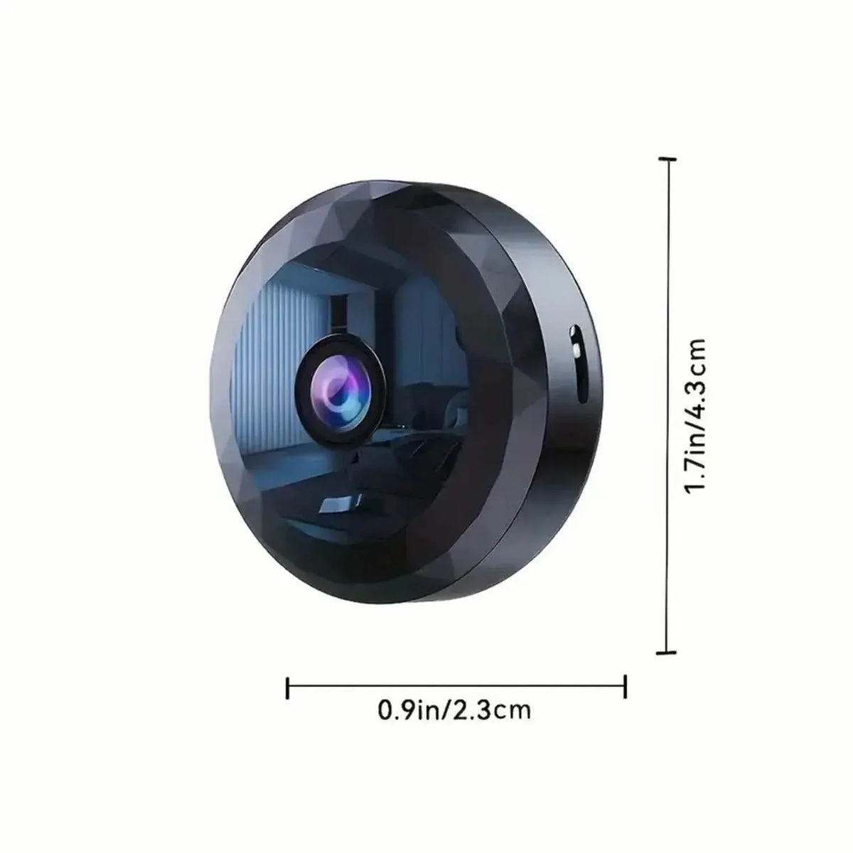 Portable Mini Wireless WiFi Camera, Indoor/Outdoor Surveillance Security Hidden Nanny Cam with Night Vision - A-1 Thread Vault