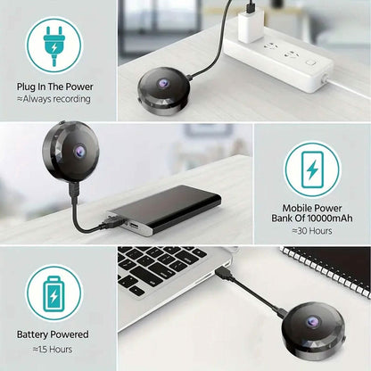 Portable Mini Wireless WiFi Camera, Indoor/Outdoor Surveillance Security Hidden Nanny Cam with Night Vision - A-1 Thread Vault