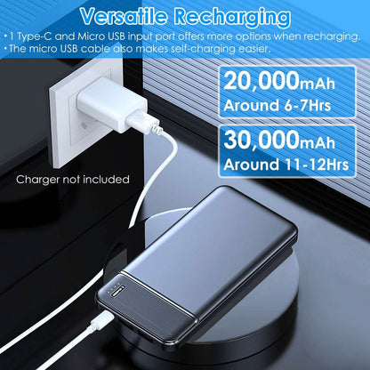 Portable Power Bank Phone Charger with 1 Micro USB Cable - A-1 Thread Vault