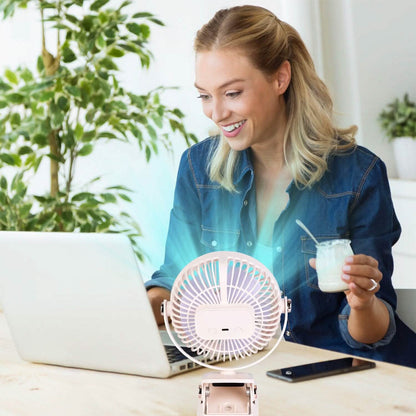 Portable Quiet Rechargeable Clip-On Fan - A-1 Thread Vault