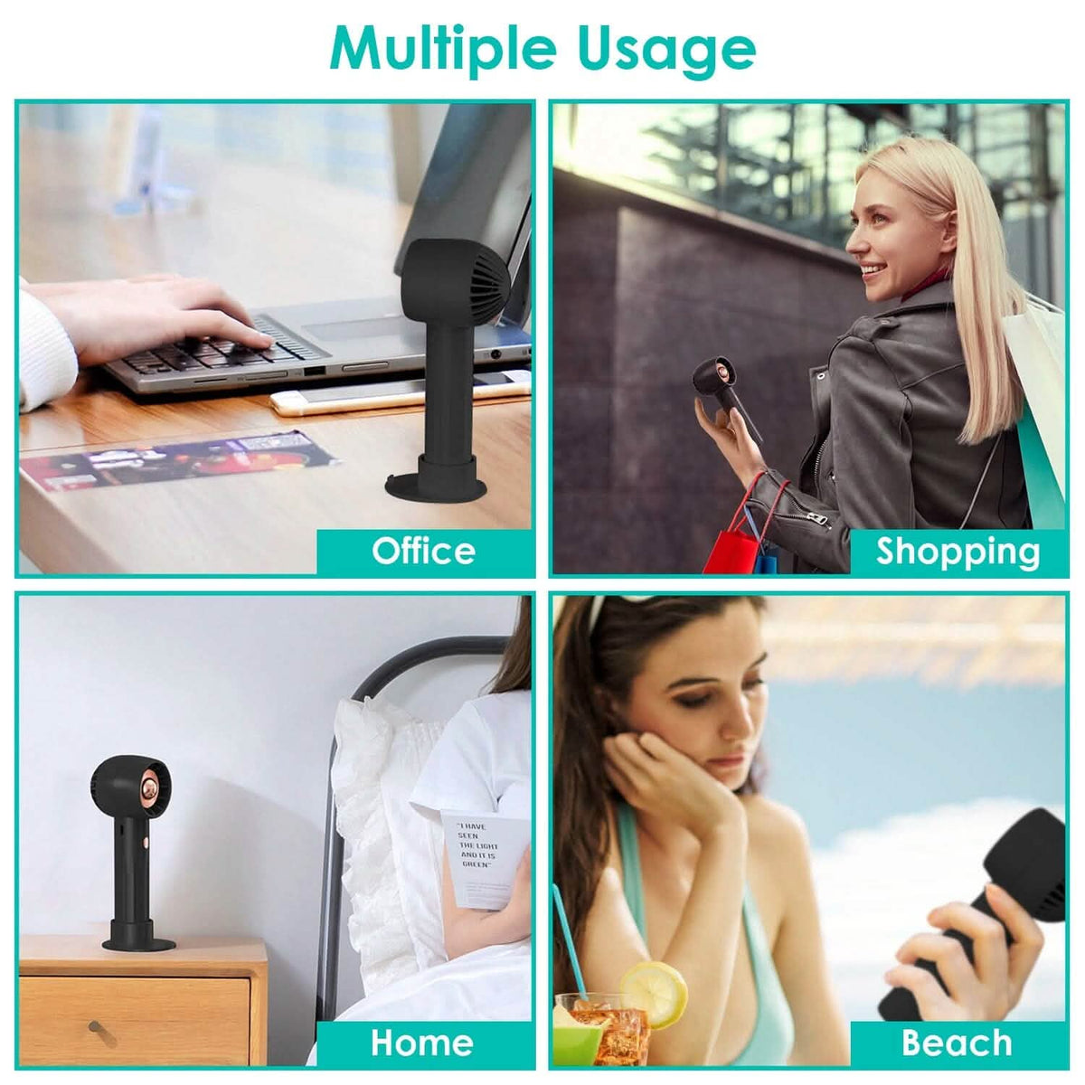 Portable Rechargeable Handheld Fan - A-1 Thread Vault