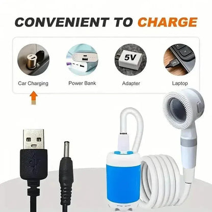 Portable Rechargeable Watering System – Outdoor Shower & Camping Bath - A-1 Thread Vault