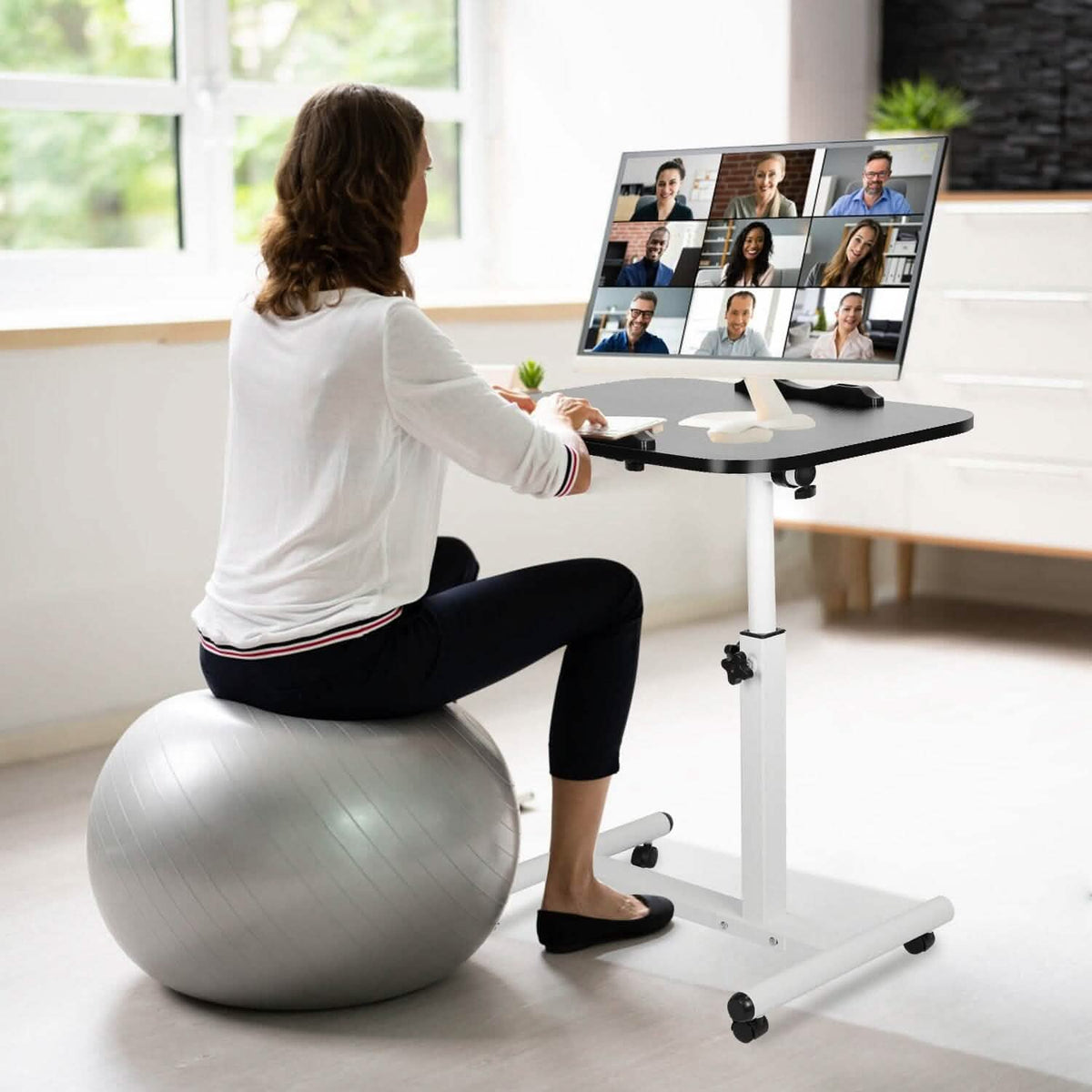 Portable Rolling Laptop Table - A-1 Thread Vault
