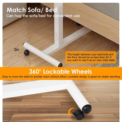 Portable Rolling Laptop Table - A-1 Thread Vault