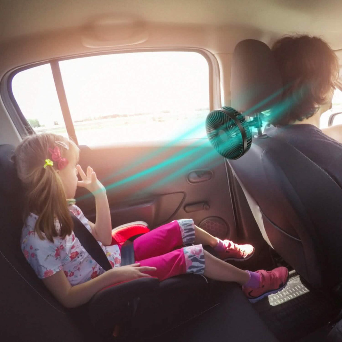 Portable Rotatable Car Cooling Fan - A-1 Thread Vault