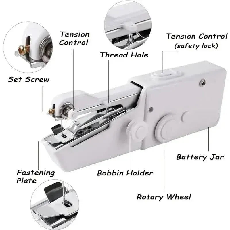 Portable Sewing Machine Quick Handheld Stitch Tool - A-1 Thread Vault