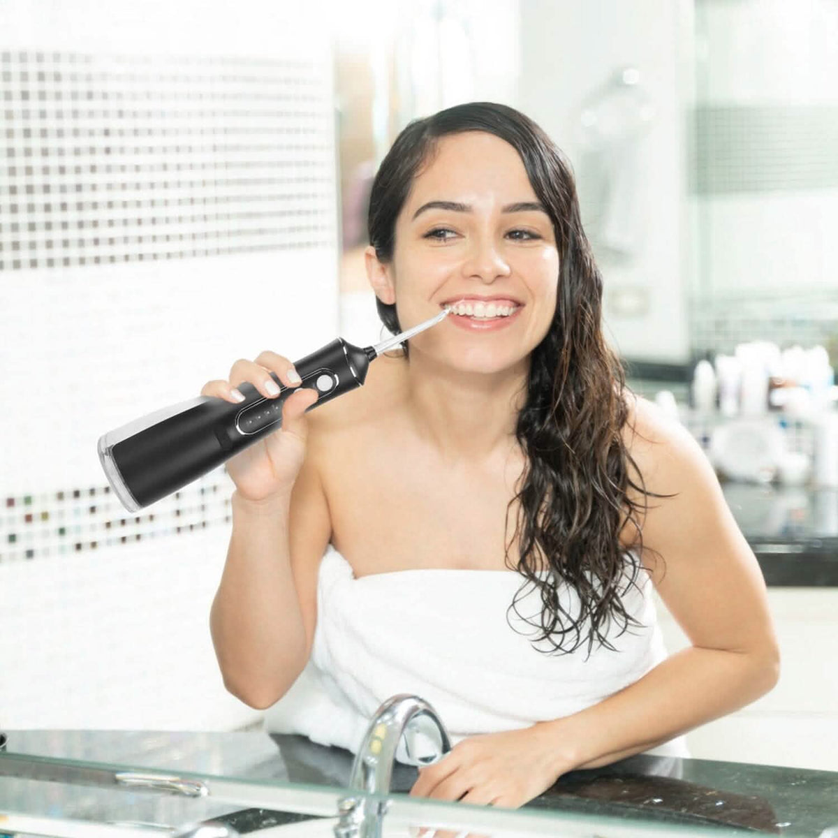 Portable Water Dental Flosser - A-1 Thread Vault