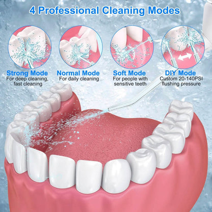 Portable Water Dental Flosser - A-1 Thread Vault