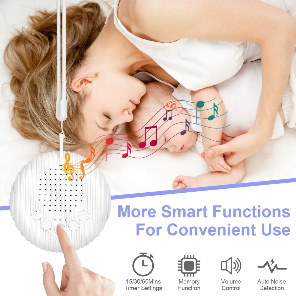 Portable White Noise Sound Machine for Sleep Aid - A-1 Thread Vault