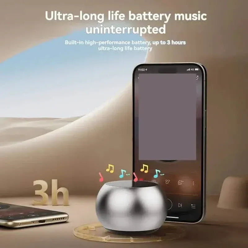 Portable Wireless Mini Speaker with Built-in Microphone and Hands-Free Calling - A-1 Thread Vault