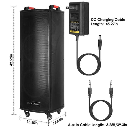 Portable Wireless Party Speaker Colorful Lights DJ PA System - A-1 Thread Vault