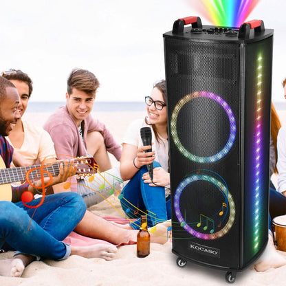 Portable Wireless Party Speaker Colorful Lights DJ PA System - A-1 Thread Vault