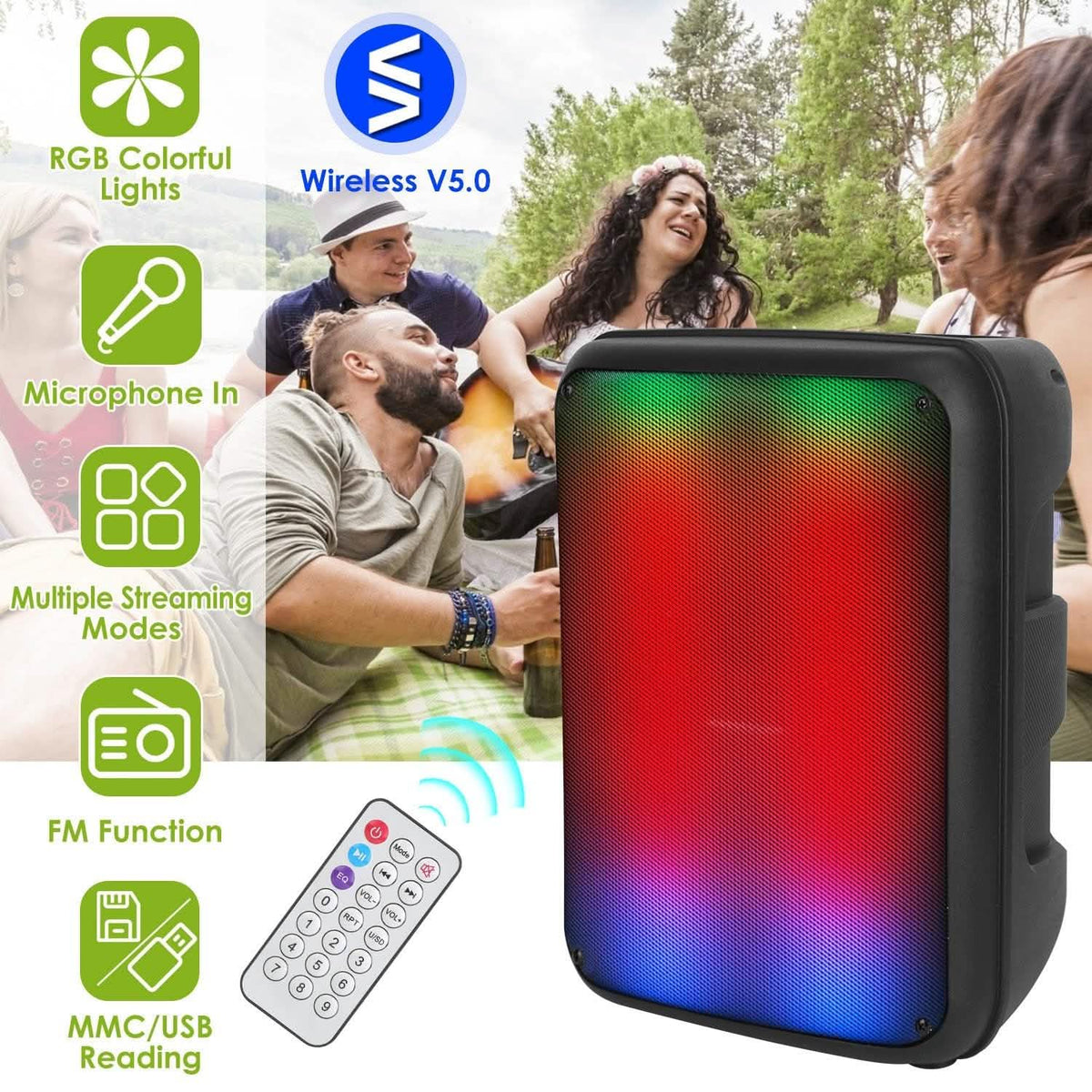 Portable Wireless Party Speaker - A-1 Thread Vault