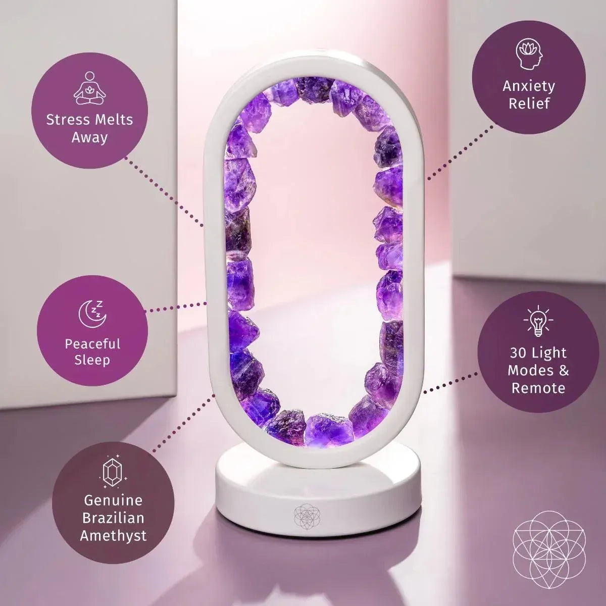 Portal to Peace - Amethyst Lamp - A-1 Thread Vault