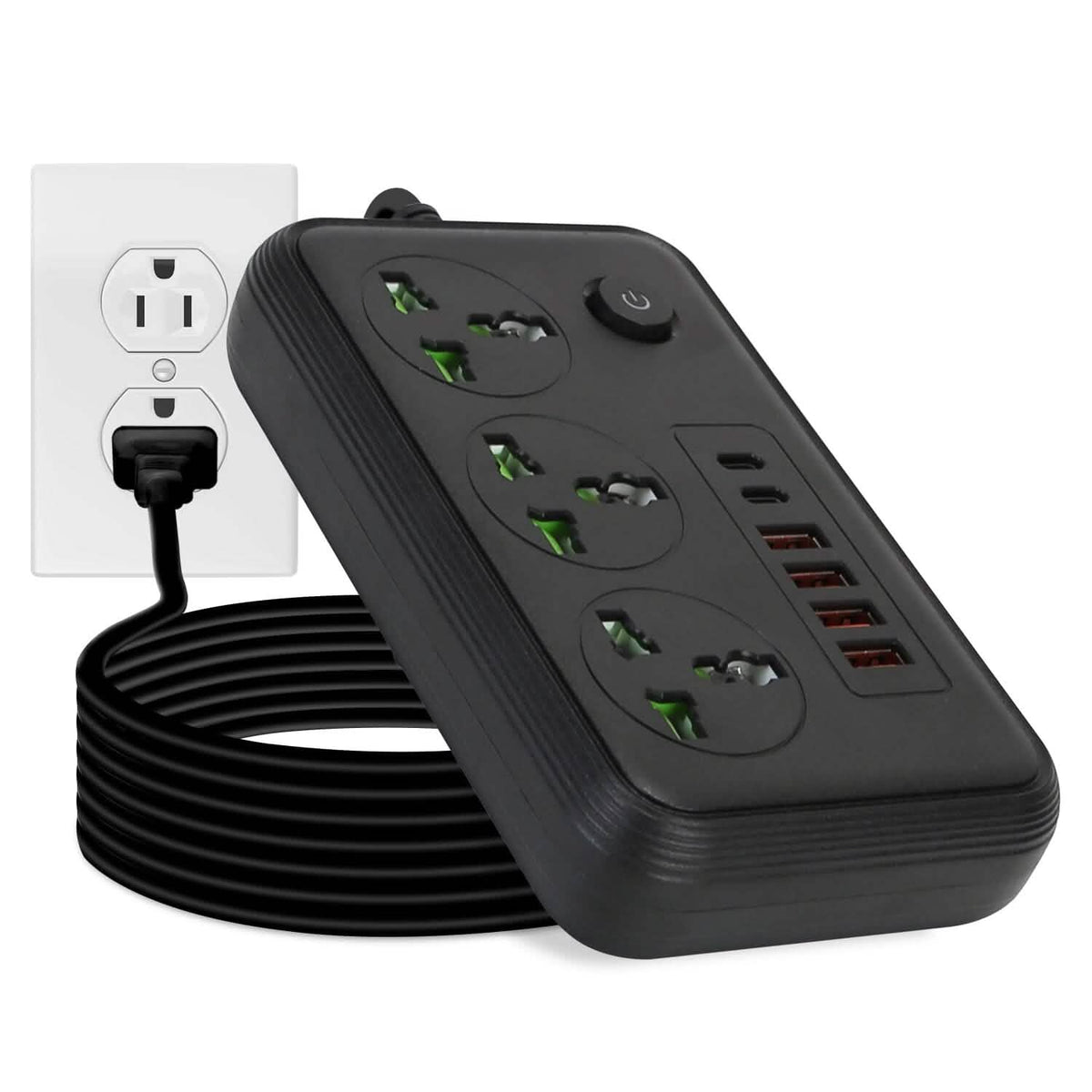 Power Strip with 5.9ft Extension - A-1 Thread Vault