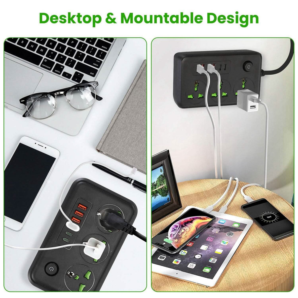 Power Strip with 5.9ft Extension - A-1 Thread Vault